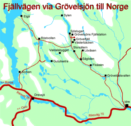 Karta ver Fjllvgen